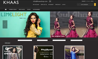 KhaasShop website design