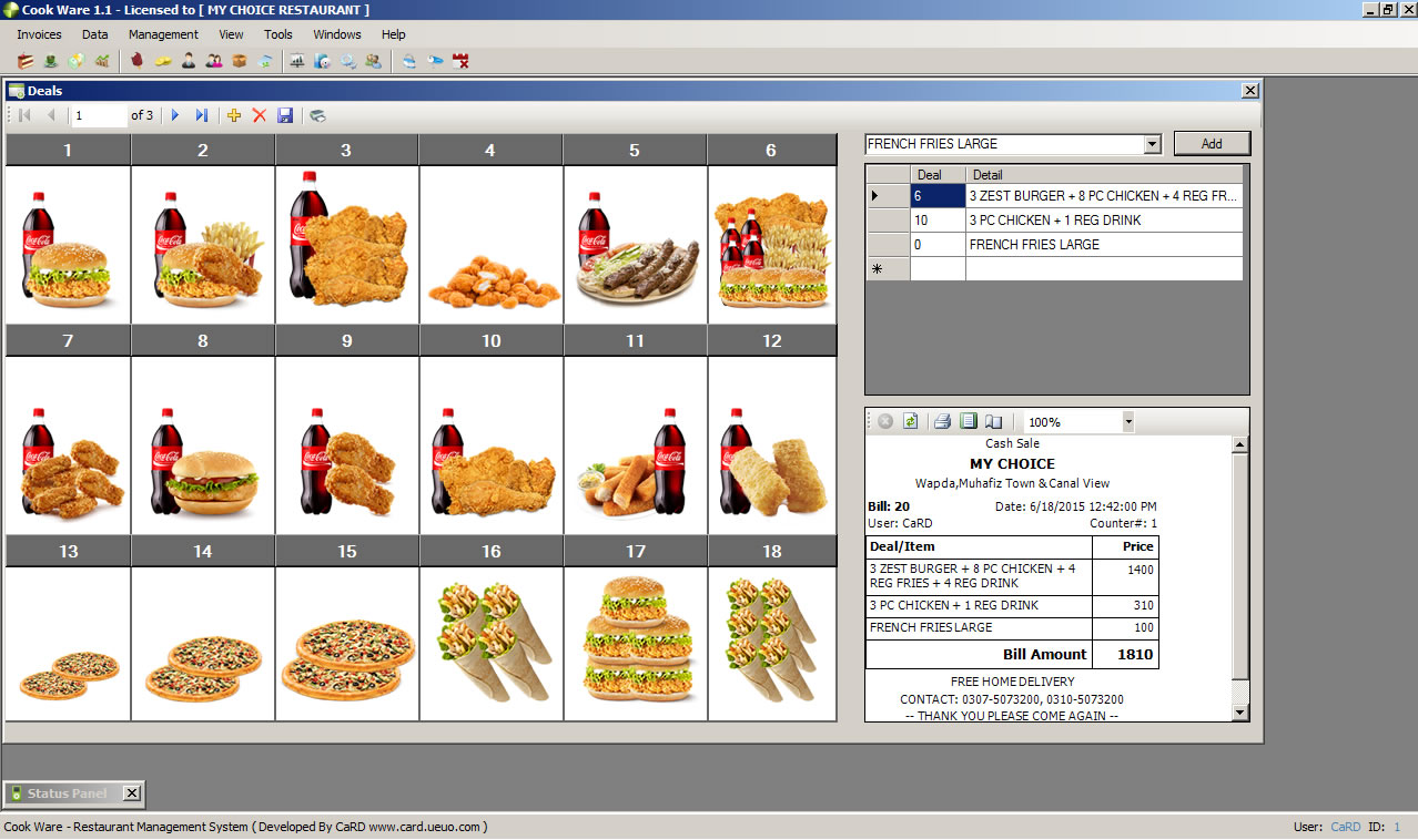 Hotel Management Software in Gujranwala - Food Master