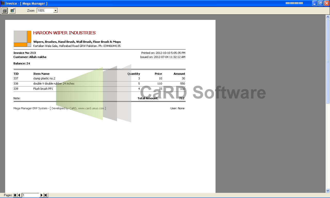 ERP Management Software, Gujranwala
